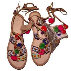 Tie Up Sandals
